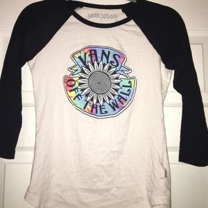 Vans off the wall 3/4 sleeve